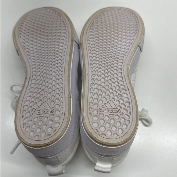 adidas Bravada 2.0 Platform Shoes Lace Up Sneakers Shoe White Women's Size 8.5 - Picture 6 of 9